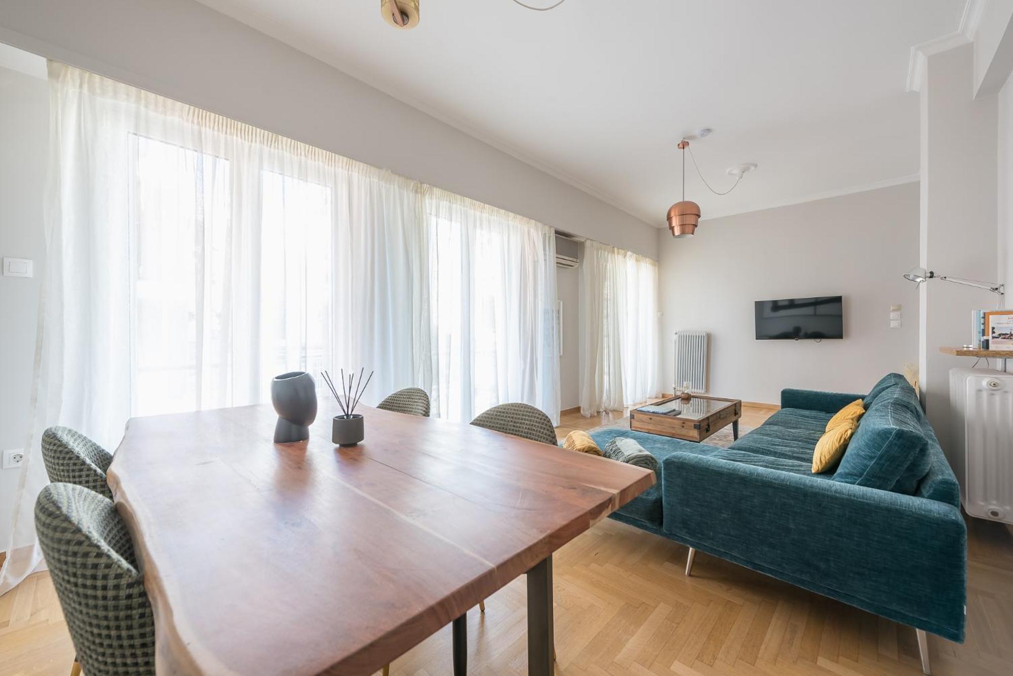 Spacious 2Bds Apt With Acropolis View In Center Atenas Exterior foto