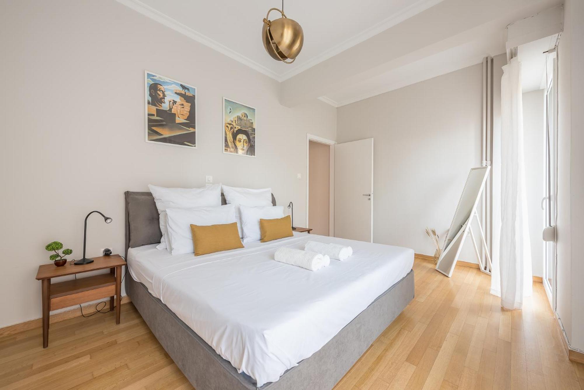 Spacious 2Bds Apt With Acropolis View In Center Atenas Exterior foto