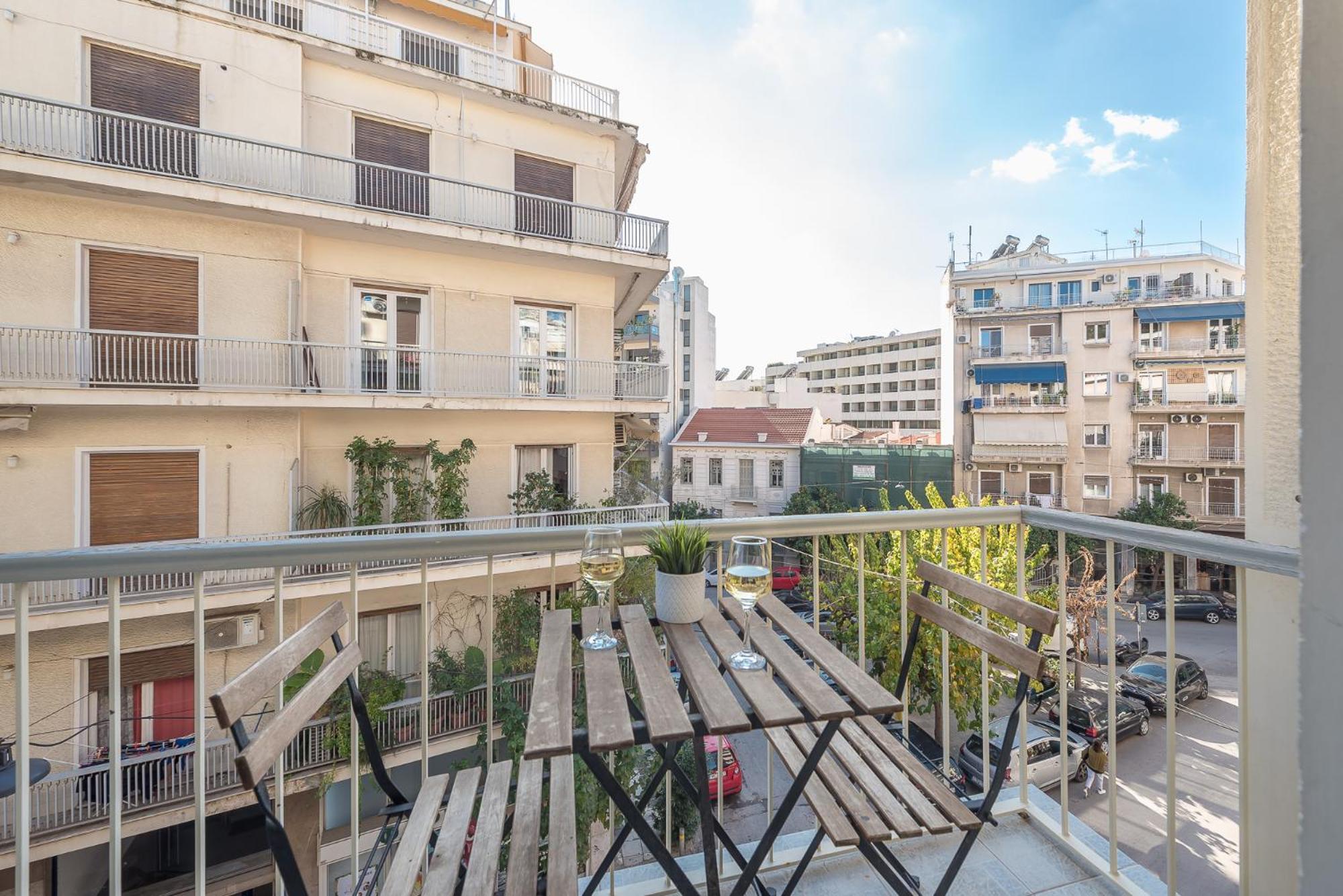 Spacious 2Bds Apt With Acropolis View In Center Atenas Exterior foto