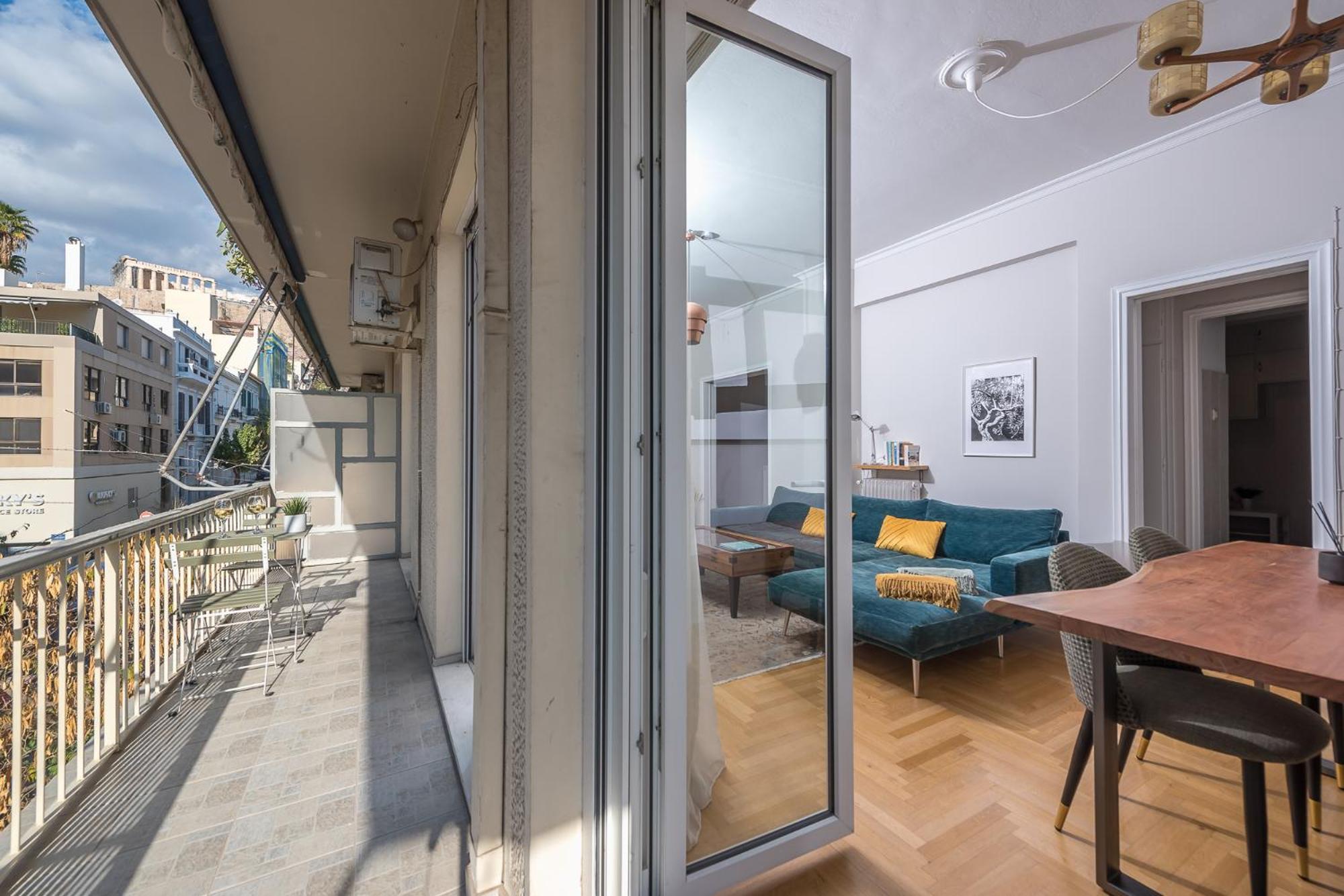 Spacious 2Bds Apt With Acropolis View In Center Atenas Exterior foto
