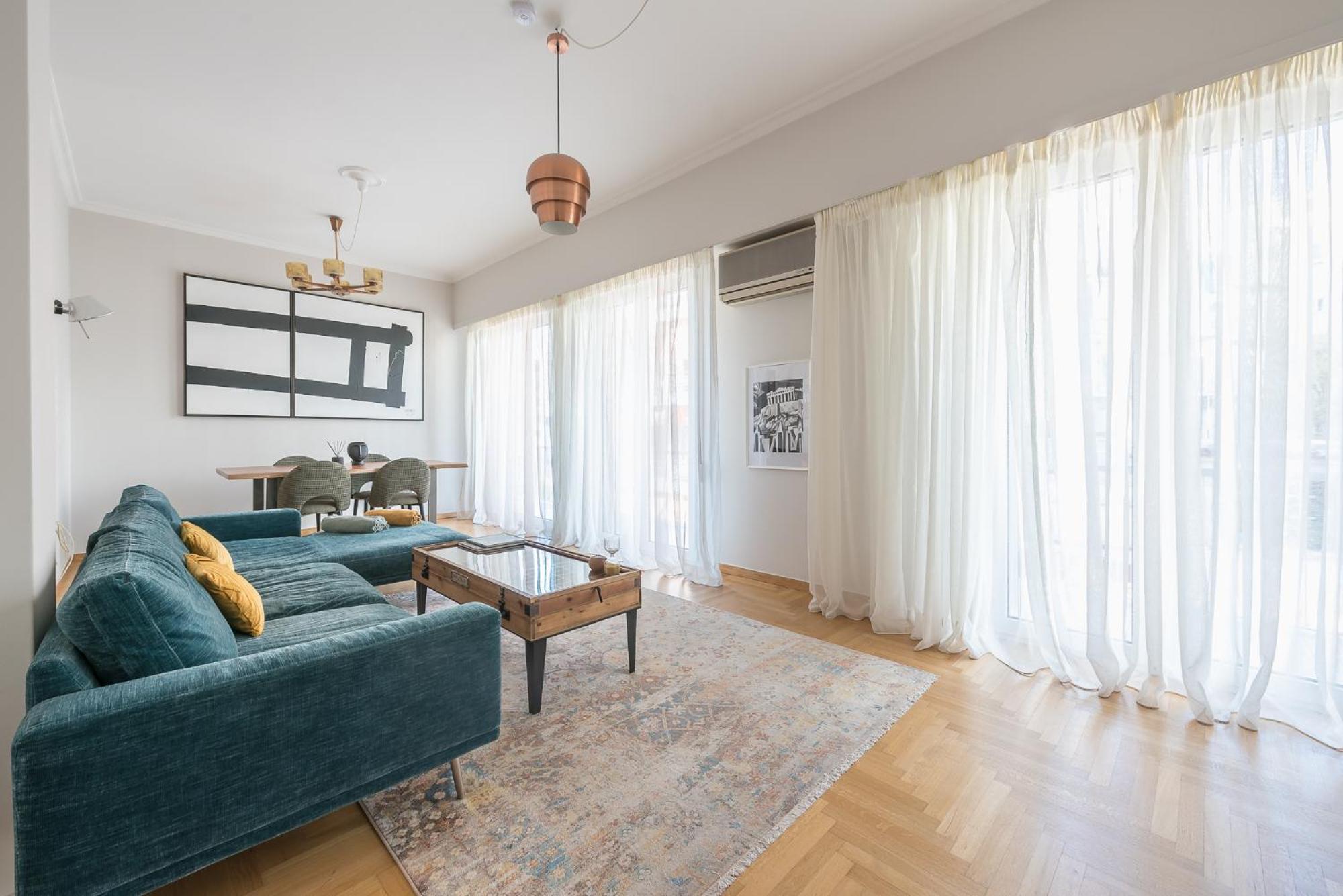Spacious 2Bds Apt With Acropolis View In Center Atenas Exterior foto